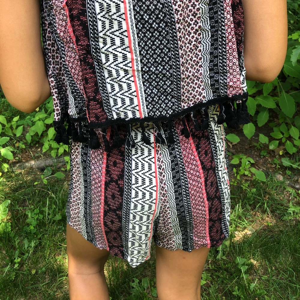 boho flowy patterned romper 🌸 - Picture 3 of 4